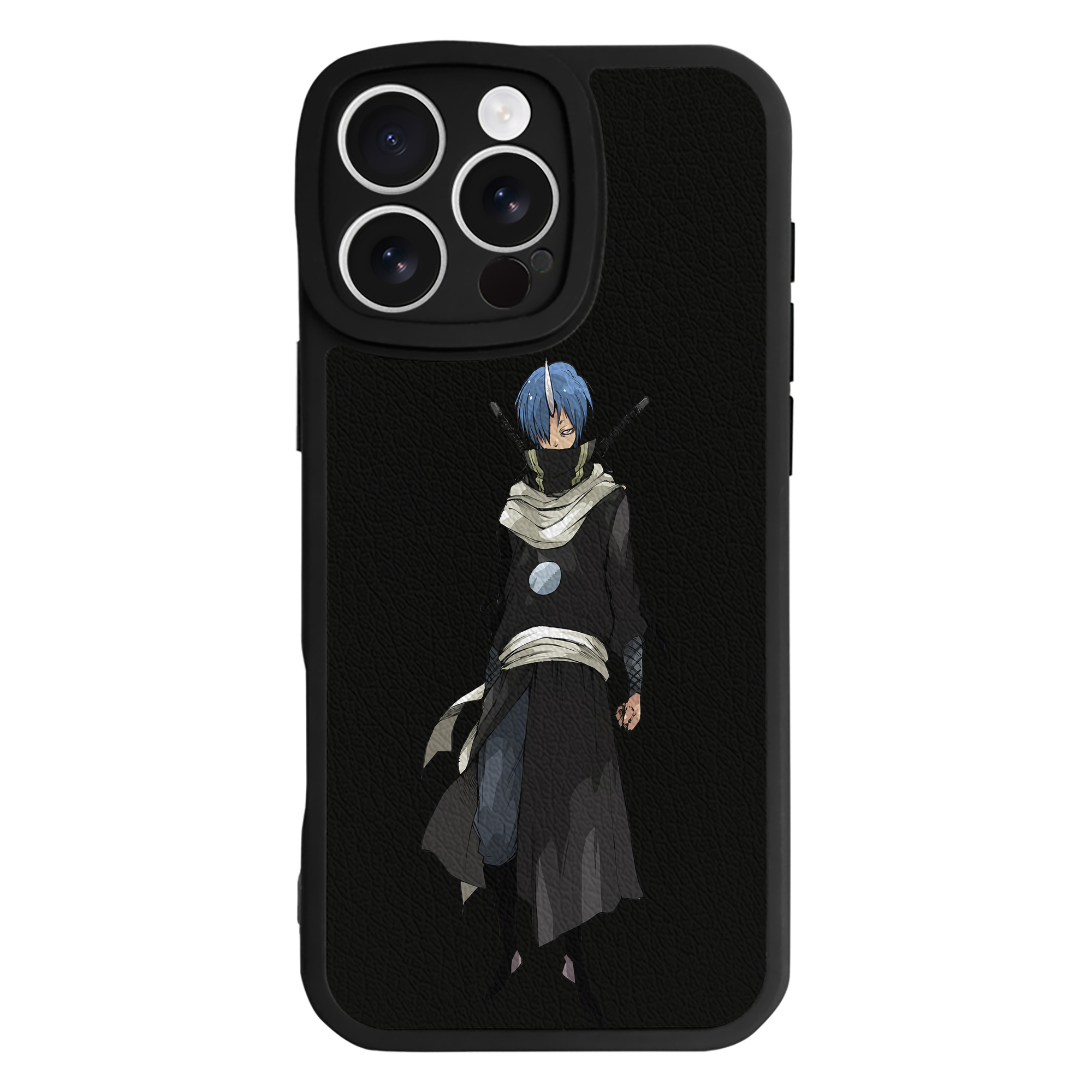 （画像用） 転スラ Regarding Reincarnated to Slime 【iPhone 16シリーズ対応】シリコンスマホケース（レザー調） 材質：シリコン